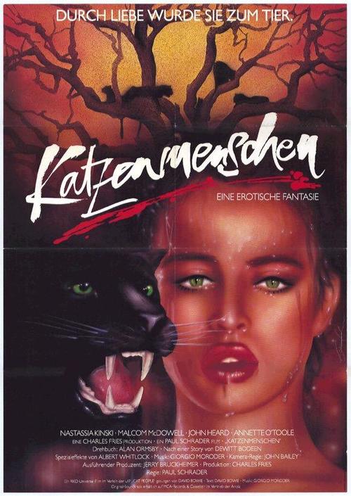 豹妹/Cat People(1982) 电影图片 海报(德国) 大图 580X818