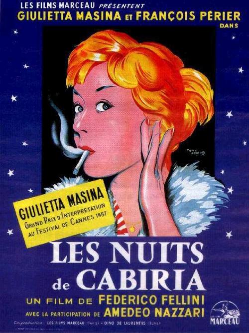 卡比里亚之夜/Les Nuits de Cabiria(1957) 电影图片 海报(法国) 大图 550X734