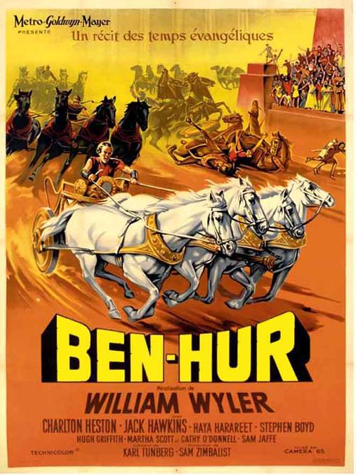 宾虚/Ben-Hur(1959) 电影图片 海报(法国) #01 大图 662X882