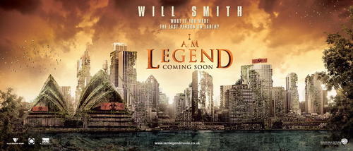 我是传奇/I Am Legend(2007) 电影图片 海报(英国) #02 大图 800X343