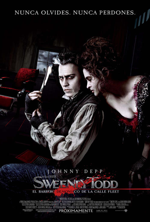 理发师陶德/Sweeney Todd(2007) 电影图片 海报(西班牙) #01 大图 930X1378